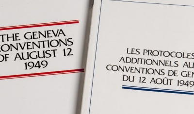 Coverpage of the Geneva Conventions and their Additional Protocols