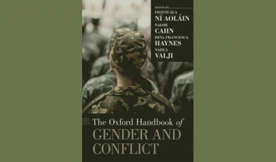 Cover page of the Oxford Handbook on Gender and Conflict 