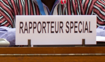 Special Rapporteur Sign