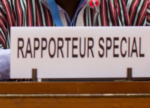 Special Rapporteur Sign