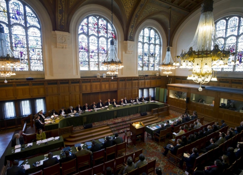 The International Court of Justice in session