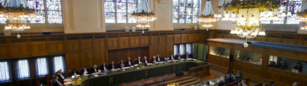 The International Court of Justice in session