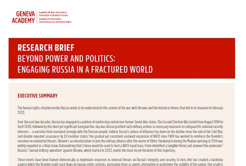 cover of research brief