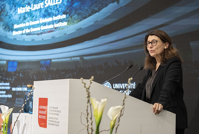 Marie-Laure Salles, Director of the Geneva Graduate Institute